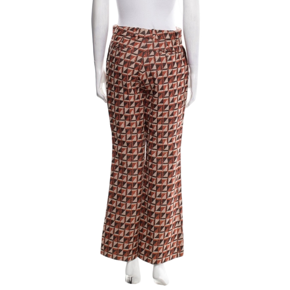 Gucci Wide Leg Pants By Alessandro Michele
 Wide-Leg Geometric Pants - IT40 = S - Picture 3 of 3